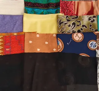 50 Retales de Tela Pequeños diferentes y más.