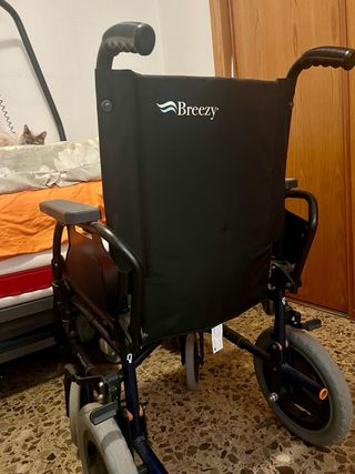 Silla de ruedas aluminio plegable