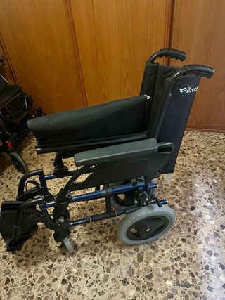 Silla de ruedas aluminio plegable