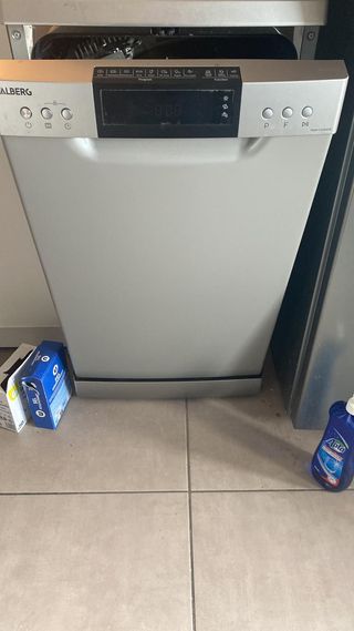 Lavavajillas Valberg gris