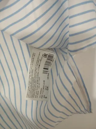 Blusa Mango sin mangas rayas S