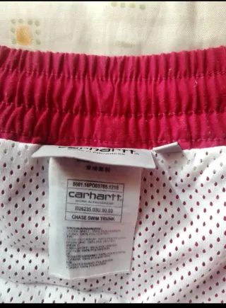 Bañador Carhartt Rosa Hombre