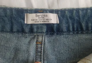 Falda vaquera Bershka mujer XS