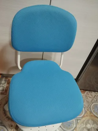 Silla juvenil Ikea Vimund azul