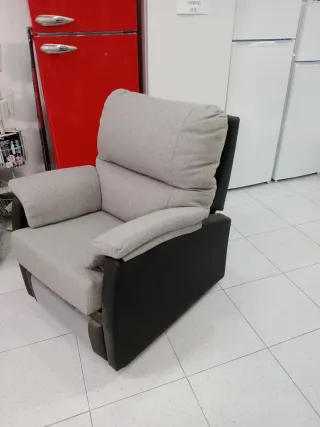Sillón de relax tela y polipiel