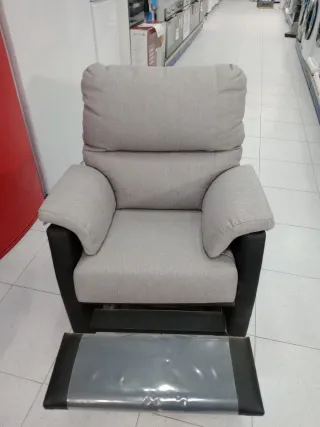 Sillón de relax tela y polipiel