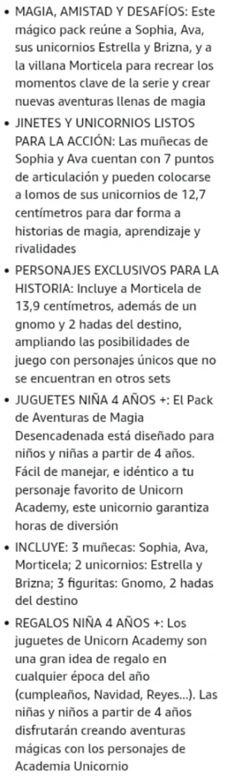 Academia Unicornio Pack Aventuras Magia