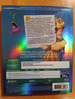 Blu-ray Disney Hércules Clásicos