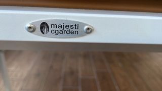 Mesa de centro cristal y madera