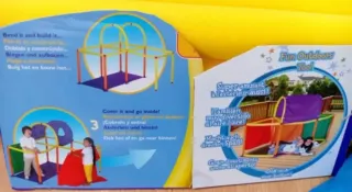 Tienda de campaña y juego Cranium
