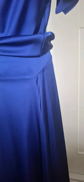 Vestido azul dos piezas para eventos