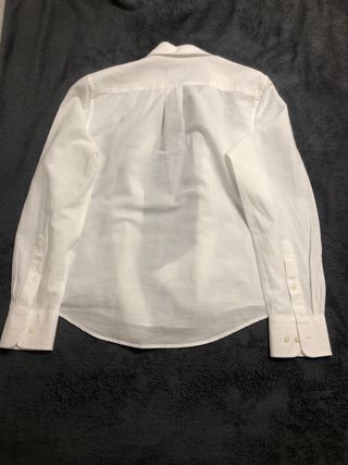 Camisa Hackett Lino Blanca