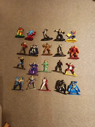 20 Figuras metal DC Comics. Jada Toys