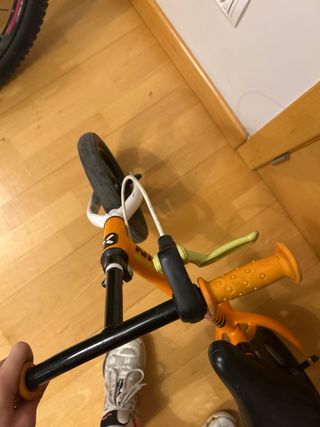 Bici de arrastre Btwin naranja