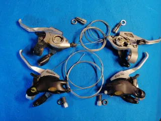 Lote manetas Shimano piezas o reparar