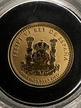 Moneda 15 Euro Cent Lince Ibérico Oro 1/10 oz