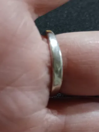 Anillo Plata y Piedra Noble Beige