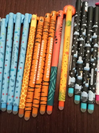 Bolígrafos Borrables Erasable de familia Legami