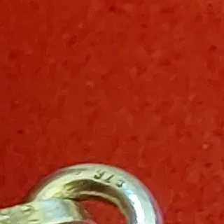 Collar Plata 925 Vintage Esmeralda Laboratorio