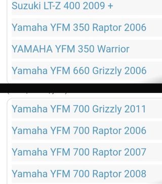 Rotulas Dirección Quad Yamaha,Suzuki, Kawasaki