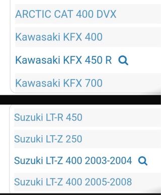 Rotulas Dirección Quad Yamaha,Suzuki, Kawasaki