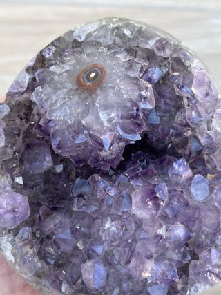 Drusa Amatista con Estalactita