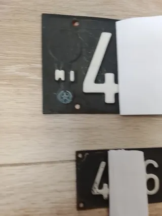 2 Targhe Auto Italia Milano Anni 70/80