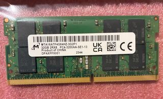 Memoria RAM Portátil DDR4 32GB Micron