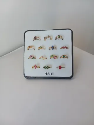 GOLD FILLET y PEDRERÍA.    Precio de cada uno