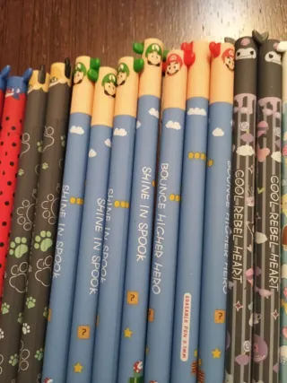 Boli borrables erasable familia legamk