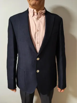 Americana Tommy Hilfiger Talla 50 Azul.