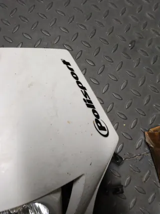 Careta moto Polisport blanca