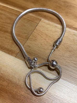 Pulsera Pandora Plata Cierre Deslizante