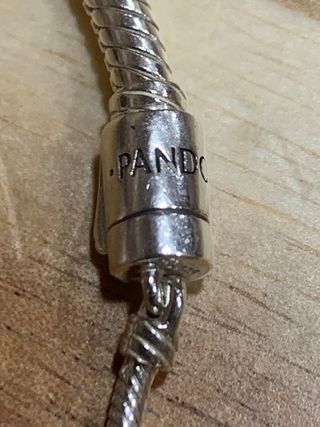 Pulsera Pandora Plata Cierre Deslizante