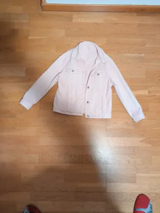 Cazadora Vaquera Zara Rosa