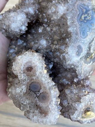 Drusa Amatista con Estalactita