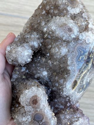 Drusa Amatista con Estalactita