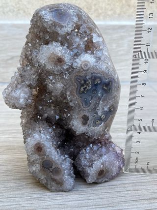 Drusa Amatista con Estalactita