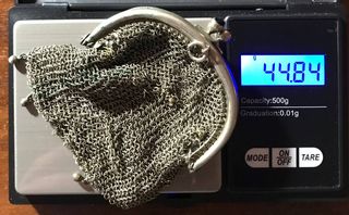 Monedero Malla Plata + Regalo