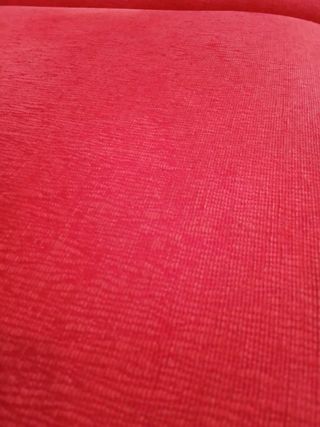 Sofá rinconera rojo