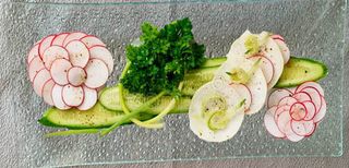 elegante piatto "Denmark Glass"