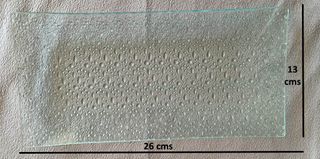 elegante piatto "Denmark Glass"