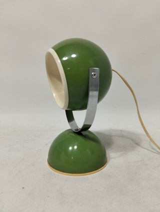Lampada eyeball verde anni 70 vintage