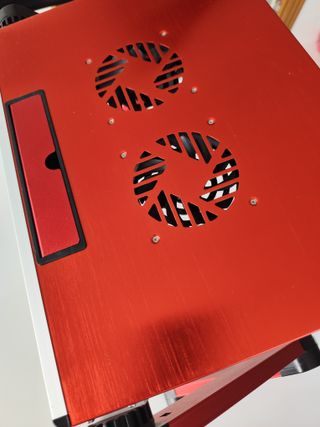 Mesa portátil LAVOLTA roja