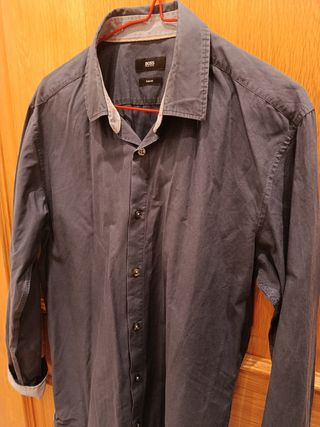 Camisa BOSS azul Talla M