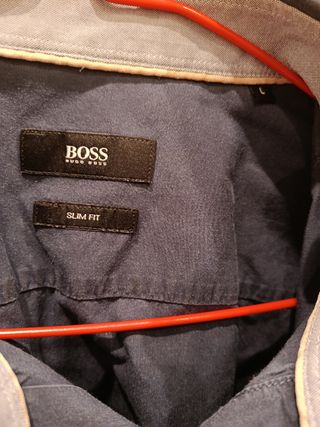 Camisa BOSS azul Talla M
