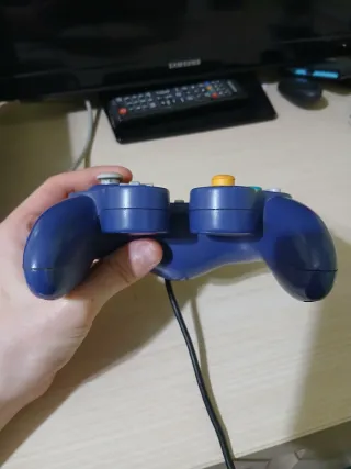 Mando Nintendo Gamecube Original Indigo