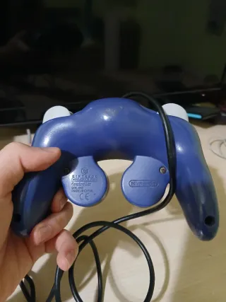 Mando Nintendo Gamecube Original Indigo