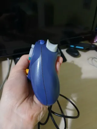 Mando Nintendo Gamecube Original Indigo