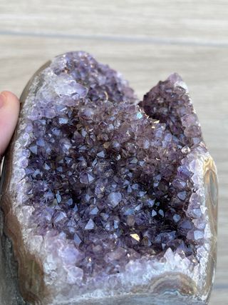 Drusa Amatista con Estalactita